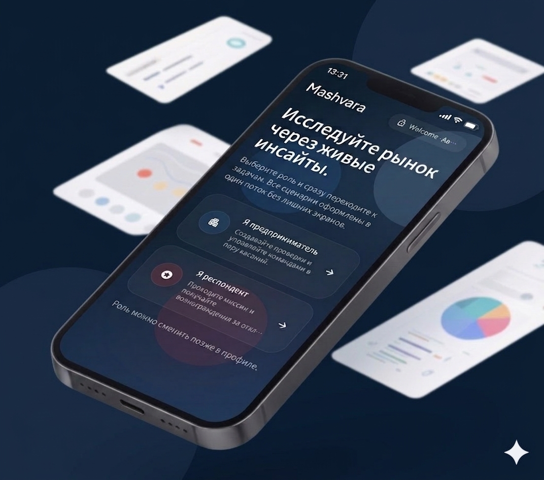 Интерфейс приложения Mashvara